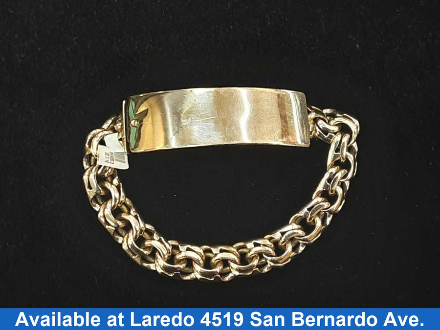 ID Bracelet - Yellow Gold 10k (.417) 71 grams 5 inch
