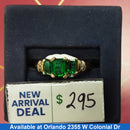 Women's Ring - Yellow Gold 10k (.417) 2.8 grams Size 20