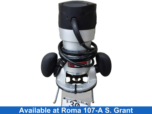 Drill Master 68341 Black Corded Router
