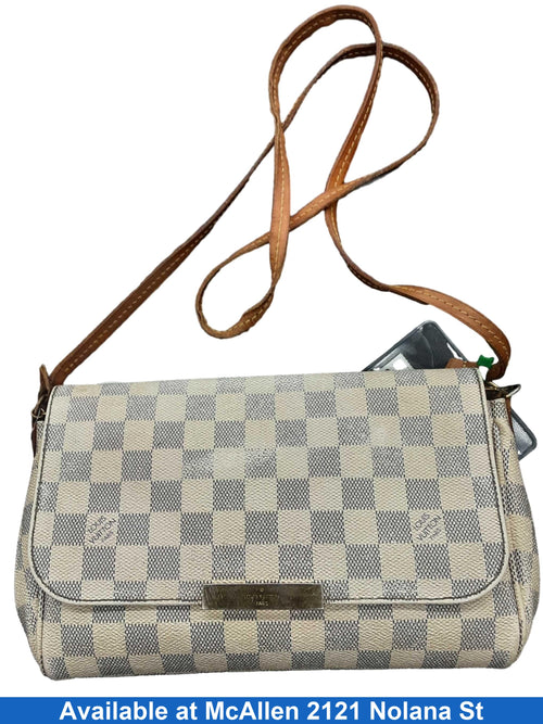 Louis Vuitton Favorite Damier Mm White White Purse / Handbag