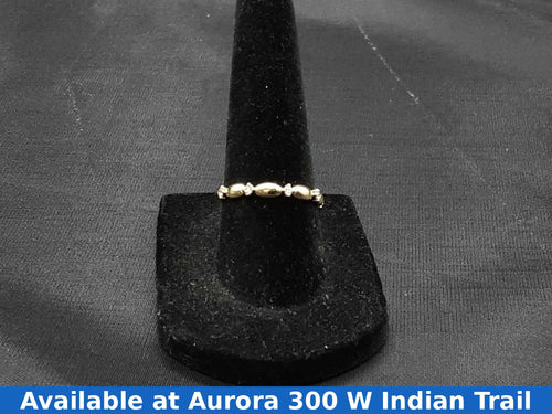 Women's Ring - Anniversary - Yellow Gold 14k (.585) 1 grams Size 6.5