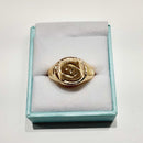 Men's Ring - Yellow Gold 14k (.585) 6 grams Size 10