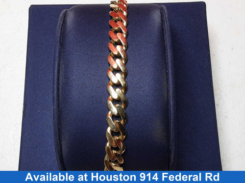 Cuban Link Bracelet - Yellow Gold 14k (.585) 13.6 grams 10 inch