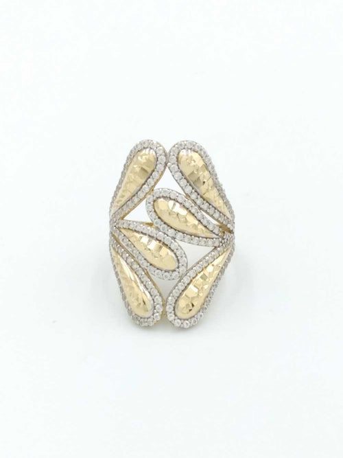 Women's Ring - Yellow Gold 14k (.585) 5.2 grams Size 8