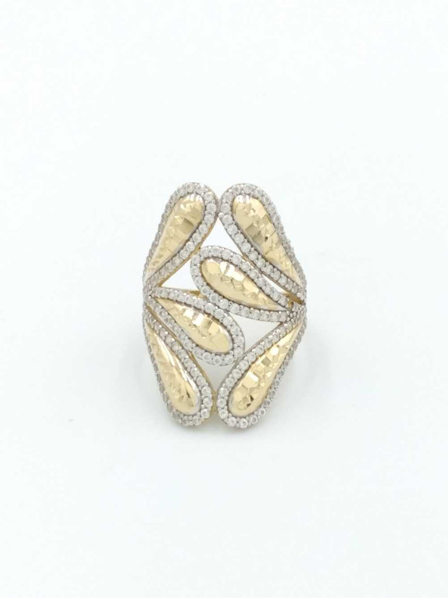 Women's Ring - Yellow Gold 14k (.585) 5.2 grams Size 8