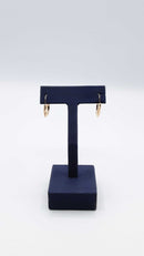 Hoop Earrings - Yellow Gold 14k (.585) 1.1 grams