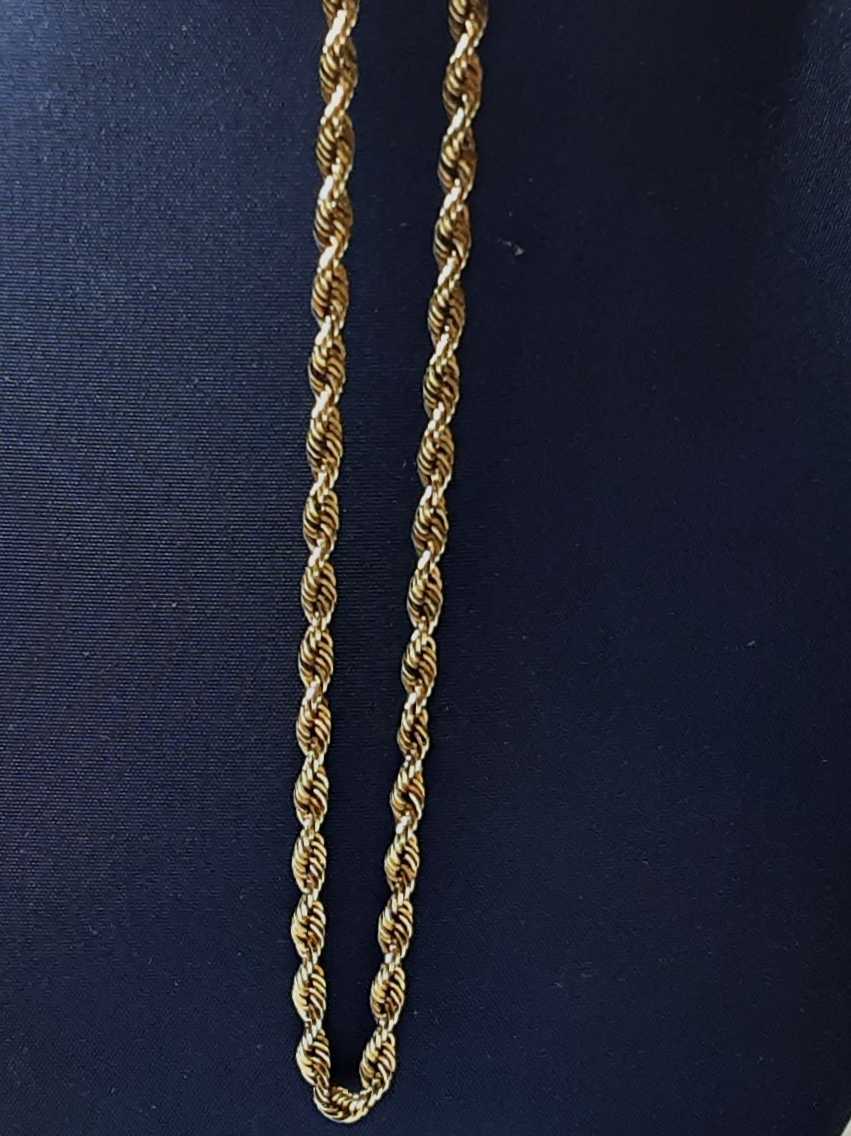 Rope Chain - Yellow Gold 10k (.417) 10.7 grams 20 inch