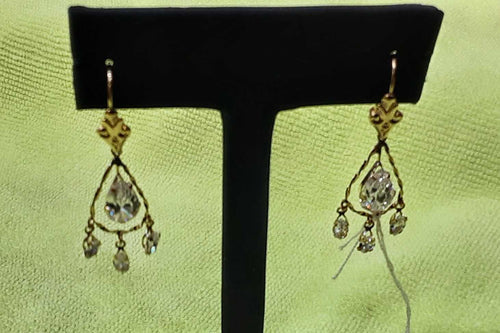 Earrings - Yellow Gold 14k (.585) 2.6 grams
