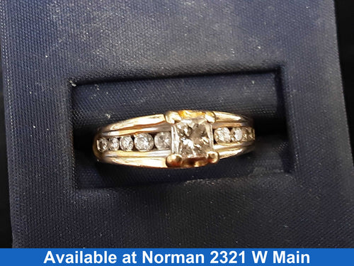 Women's Ring - Anniversary - Yellow Gold 14k (.585) 4.9 grams Size 6