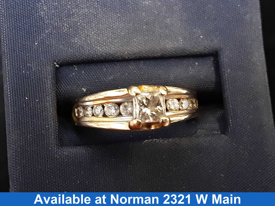 Women's Ring - Anniversary - Yellow Gold 14k (.585) 4.9 grams Size 6