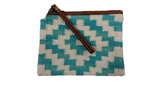 Patricia Nash Ballari Wristlet Blue Wallet