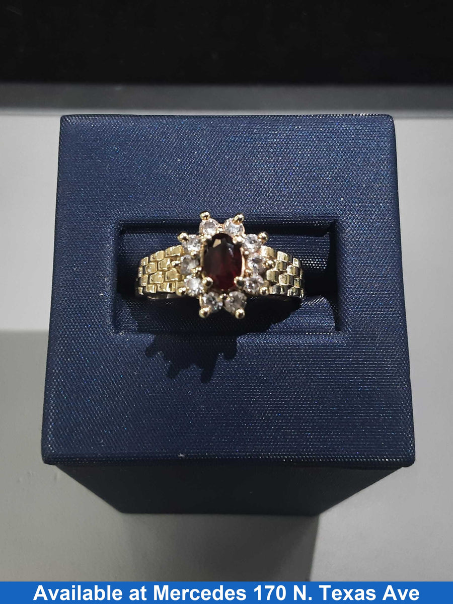 Women's Ring - Yellow Gold 10k (.417) 4 grams Size 8