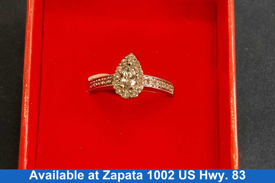 Women's Ring - White Gold 14k (.585) 3.6 grams Size 7.5
