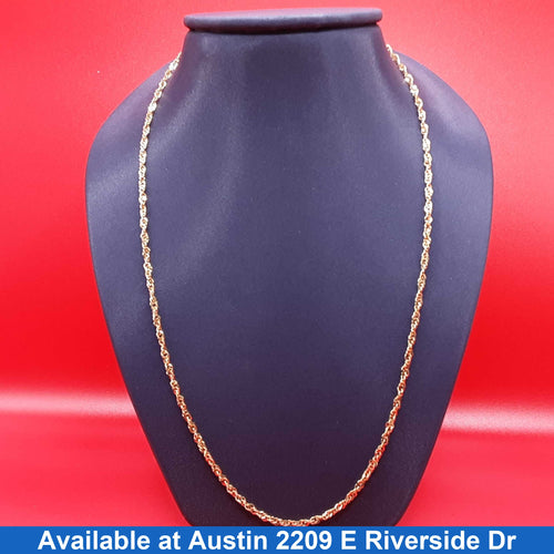 Rope Chain - Yellow Gold 18k (.750) 3.1 grams 18 inch
