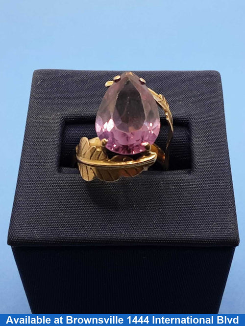Women's Ring - Yellow Gold 14k (.585) 5.6 grams Size 9