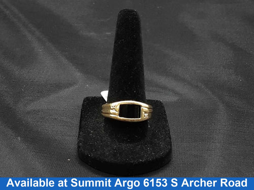 Men's Ring - Yellow Gold 10k (.417) 3.8 grams Size 10