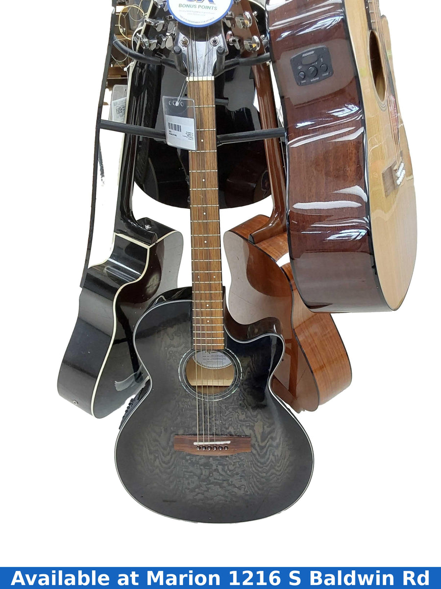 Mitchell Mx-430qab/mbx Black Acoustic / Electric Classic Guitar
