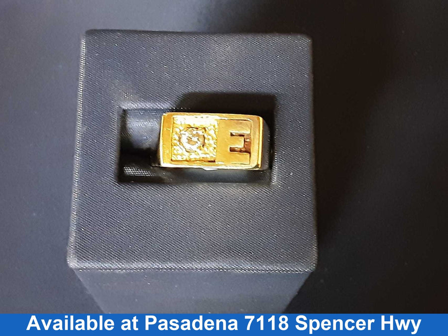 Men's Ring - Yellow Gold 14k (.585) 9.4 grams Size 20