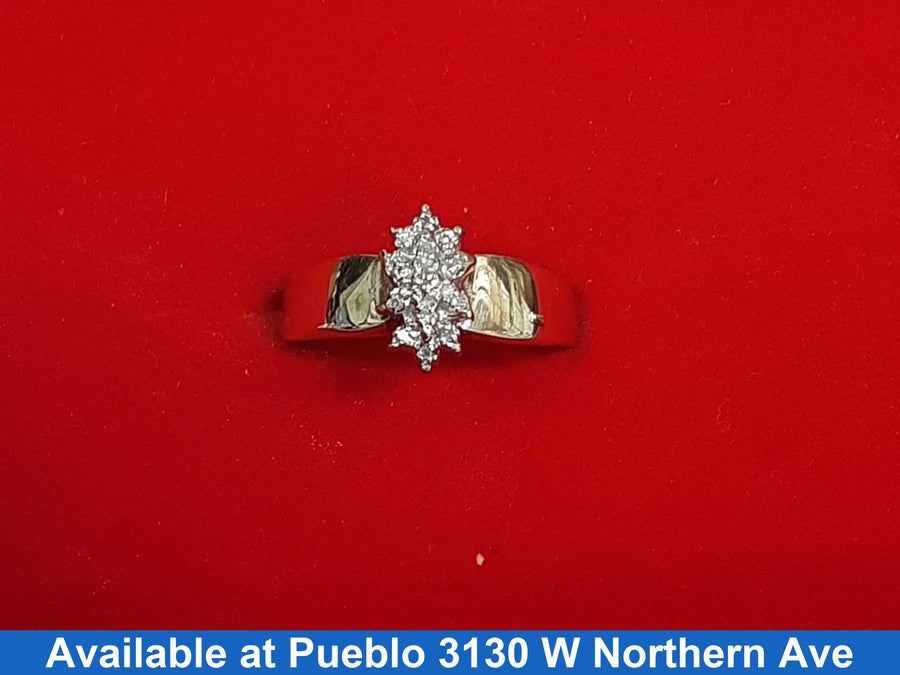 Women's Ring - Yellow Gold 10k (.417) 1.8 grams Size 7