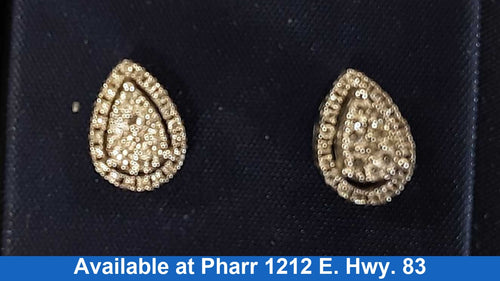 Earrings - White Gold 14k (.585) 1.7 grams