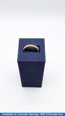 Women's Ring - Anniversary - Yellow Gold 14k (.585) 3.1 grams Size 10