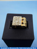 Men's Ring - Yellow Gold 10k (.417) 7.7 grams Size 8