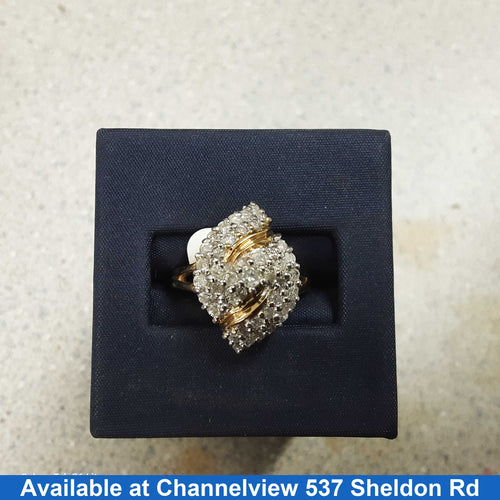 Women's Ring - Yellow Gold 14k (.585) 6.8 grams Size 8