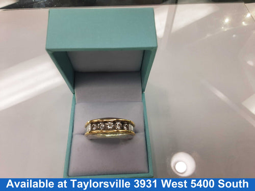Men's Ring - White Gold 14k (.585) 8.9 grams Size 20