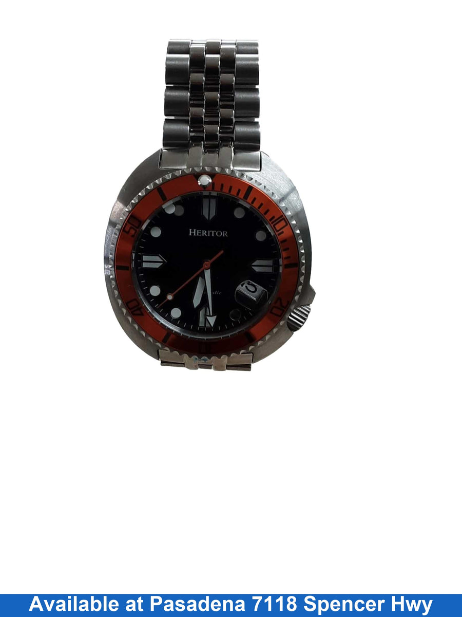 Heritor Nh35a Silver Regular Watch