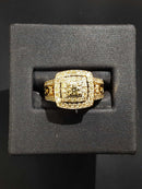 Ring - Engagement Set - Yellow Gold 10k (.417) 3.8 grams Size 9