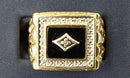 Men's Ring - Yellow Gold 10k (.417) 7.7 Grams Size 10.5