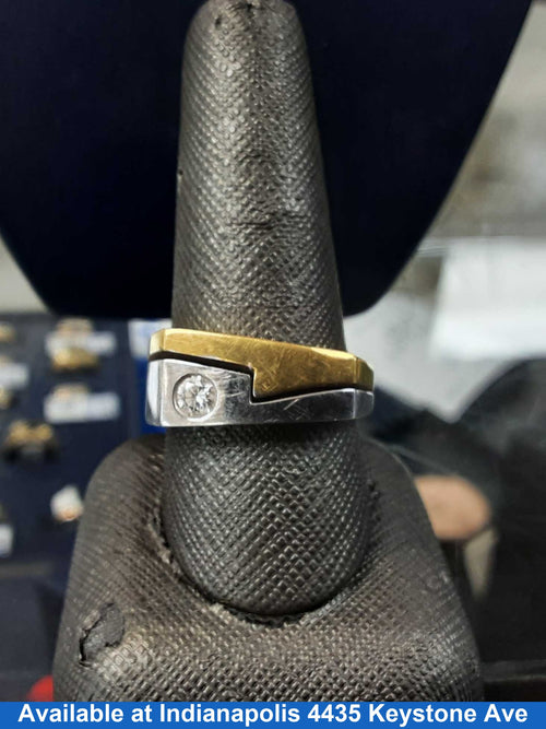 Men's Ring - Yellow Gold 18k (.750) 16.4 grams Size 10