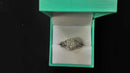Ring - Wedding Set - White Gold 14k (.585) 6.4 grams Size 7
