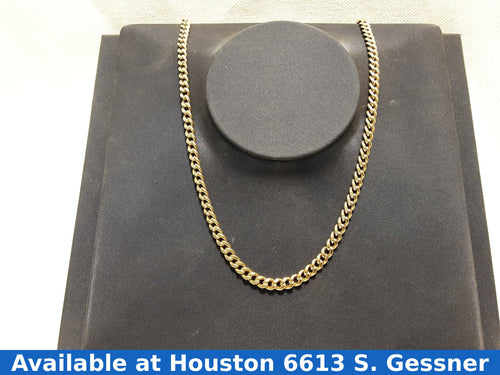 Cuban Link Chain - Yellow Gold 10k (.417) 11 grams 24 inch