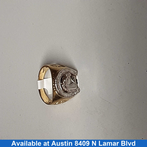 Men's Ring - Yellow Gold 14k (.585) 9.4 grams Size 11