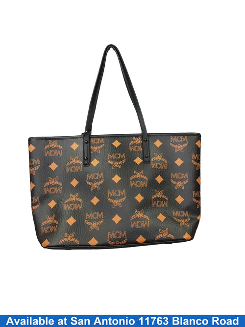 Mcm Aren Tote Bag Black Purse / Handbag