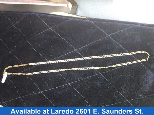 Figaro Chain - Yellow Gold 10k (.417) 8.3 grams 12 inch