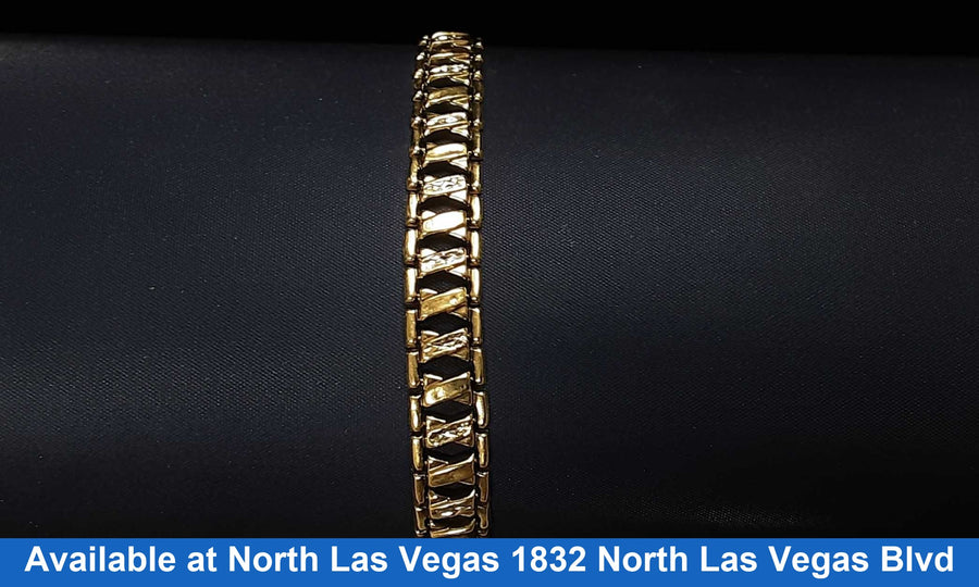 Bracelet - Yellow Gold 14k (.585) 7.3 grams 6 inch