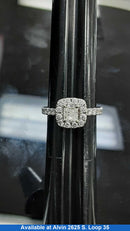 Women's Ring - White Gold 14k (.585) 4.8 grams Size 7