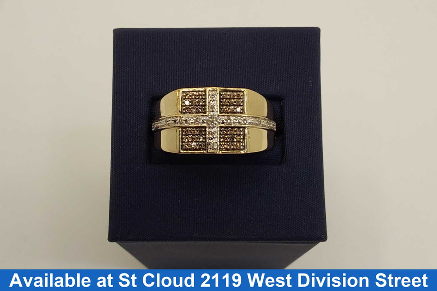 Men's Ring - Yellow Gold 10k (.417) 5.5 grams Size 20