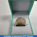 Women's Ring - Yellow Gold 14k (.585) 10.6 grams Size 10.5