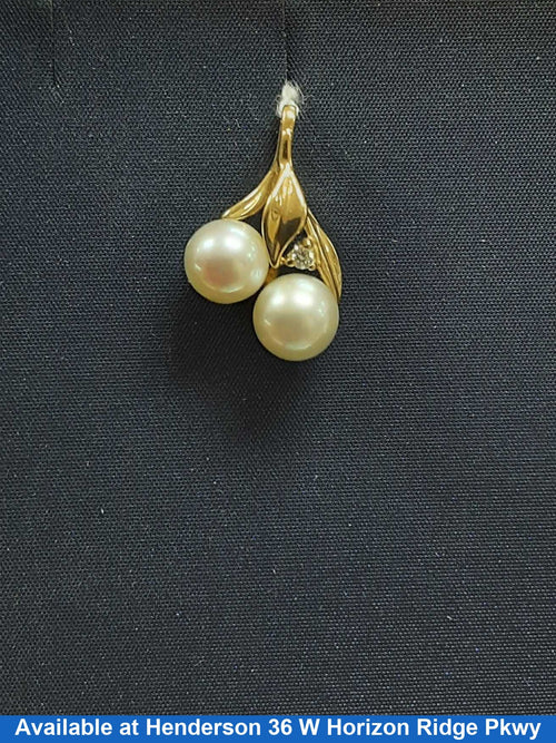 Diamond Pendant - Yellow Gold 14k (.585) 2.3 grams