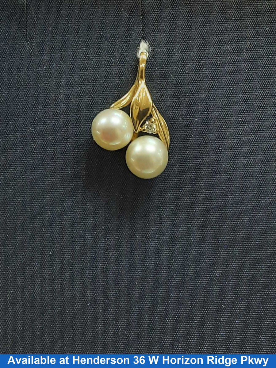 Diamond Pendant - Yellow Gold 14k (.585) 2.3 grams