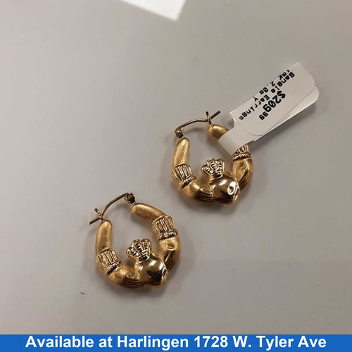 Bangle Earrings - Yellow Gold 10k (.417) 2 grams