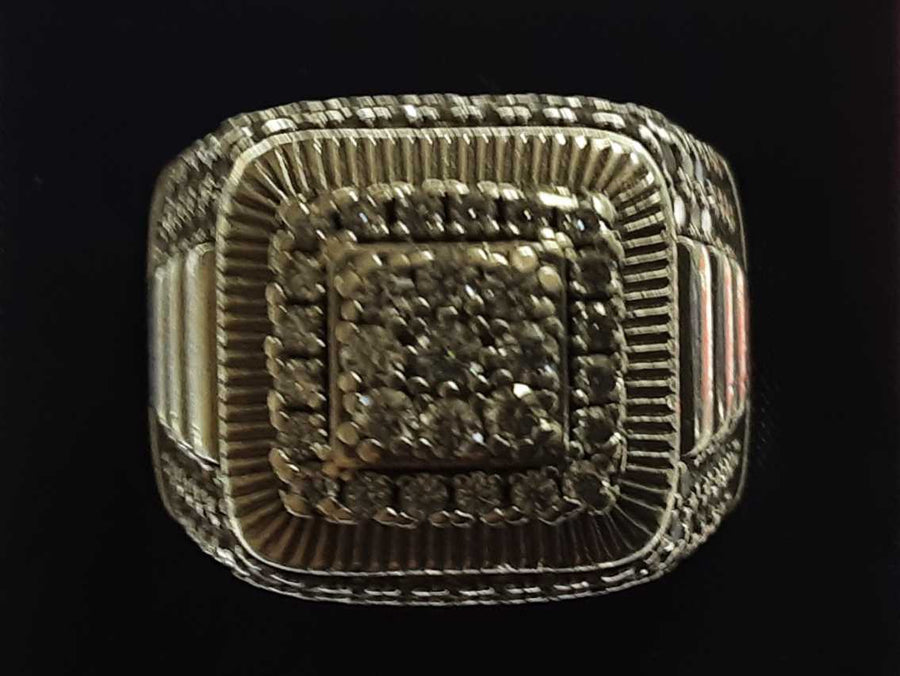 Men's Ring - Silver 23.9 grams Size 11