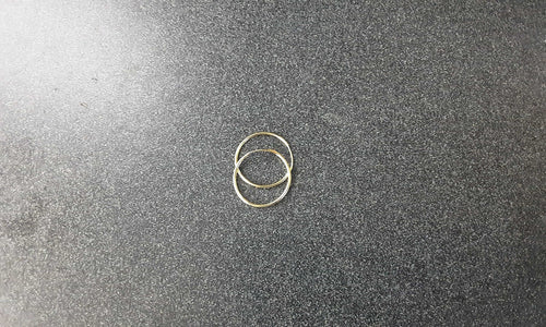 Hoop Earrings - Yellow Gold 14k (.585) 0.4 grams