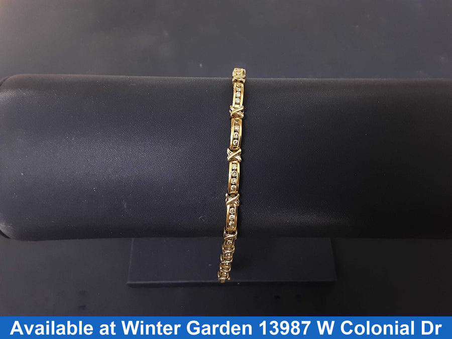 Bracelet - Yellow Gold 14k (.585) 10.3 grams 8 inch