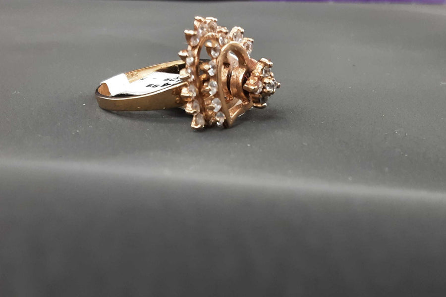 Women's Ring - Yellow Gold 10k (.417) 4.4 grams Size 9