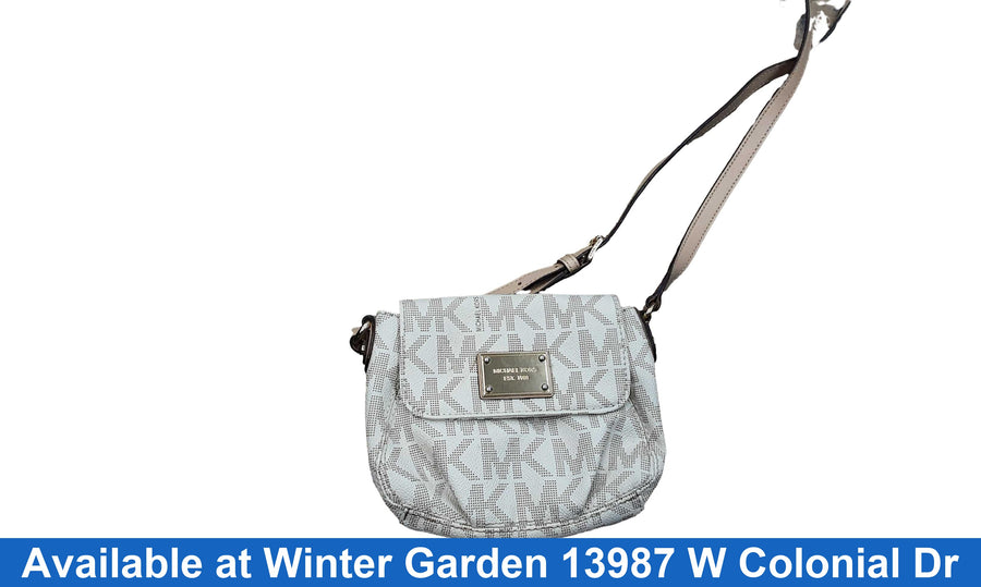 Michael Kors Aq-1403 Beige / Tan Purse / Handbag