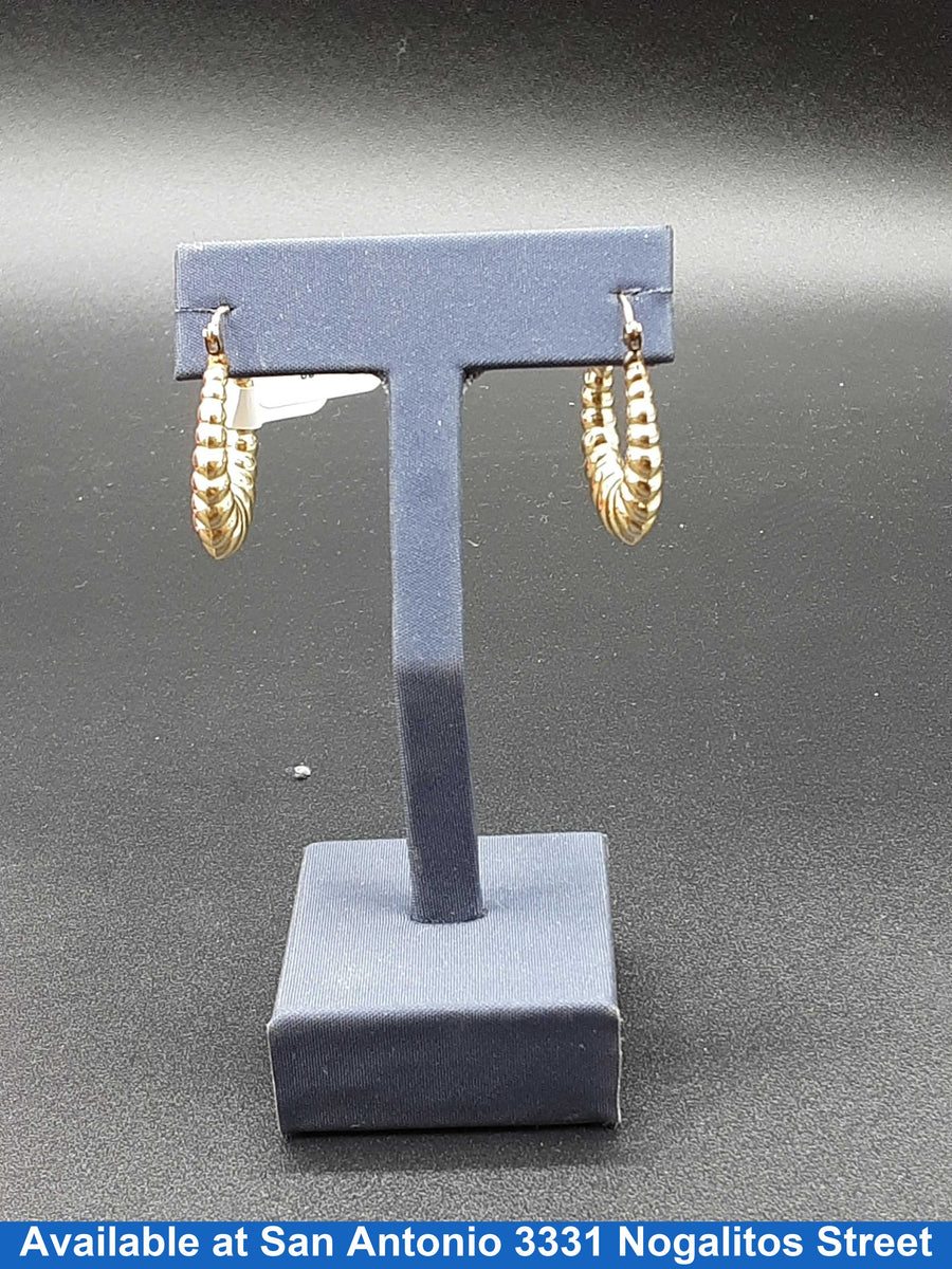 Shrimp Earrings - Yellow Gold 14k (.585) 2.8 grams